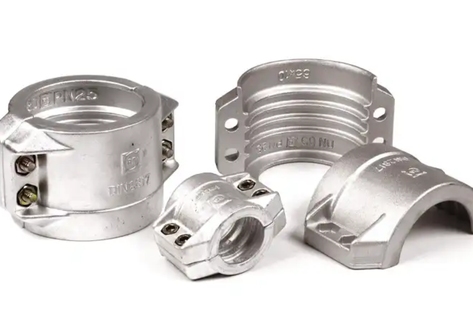 spiral clamps for various applications